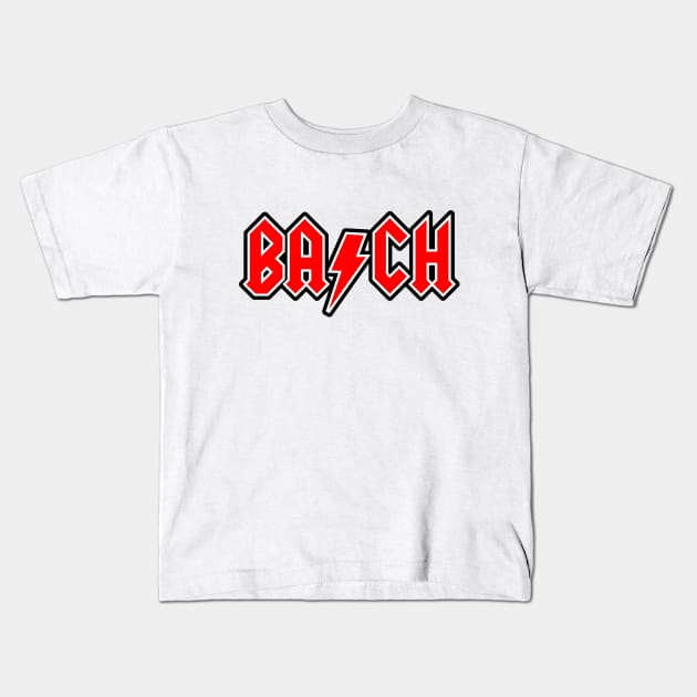 BACH rocks! Kids T-Shirt by siyu